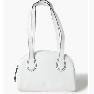 Forever 21 NWT White Faux Leather Shoulder Bag